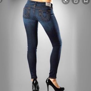 True Religion “Casey” Skinny Jeans Size 26
